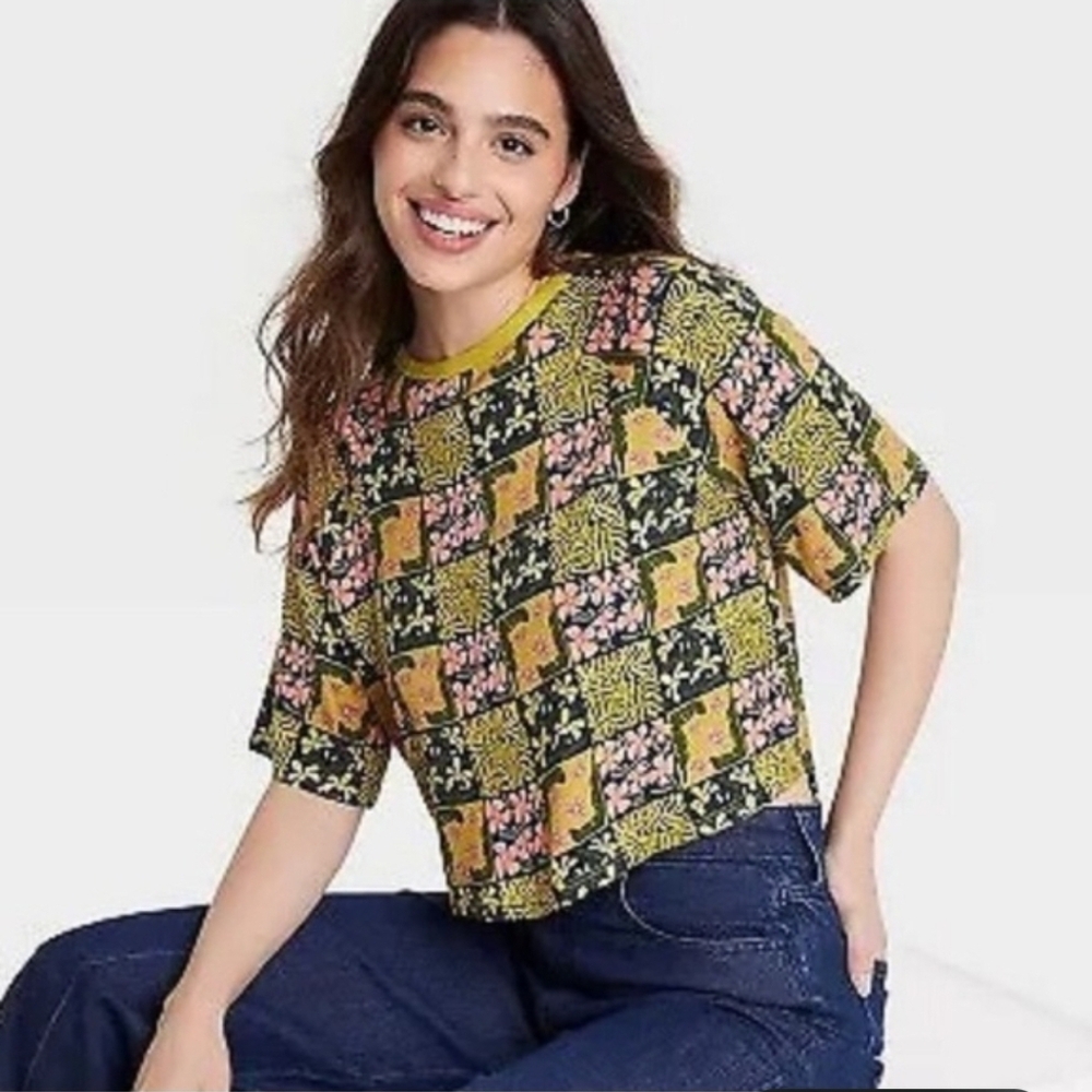 Latino Heritage Month 1x Women's Short Sleeve Cropped T-Shirt